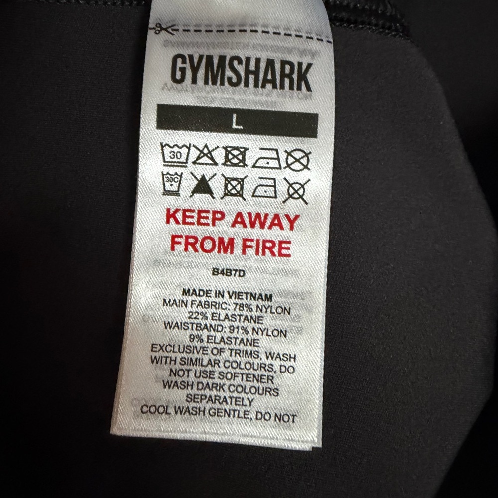 Gymshark Black Backless Long Sleeve Unitard - Picture 10 of 10